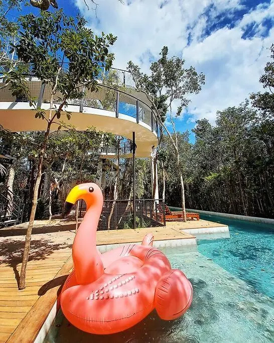 Private Rooftop Pool - Bike To Ruins Or Beach 图卢姆 0*,  墨西哥