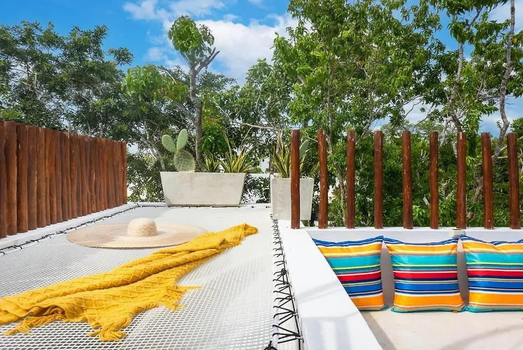 Private Rooftop Pool - Bike To Ruins Or Beach 图卢姆