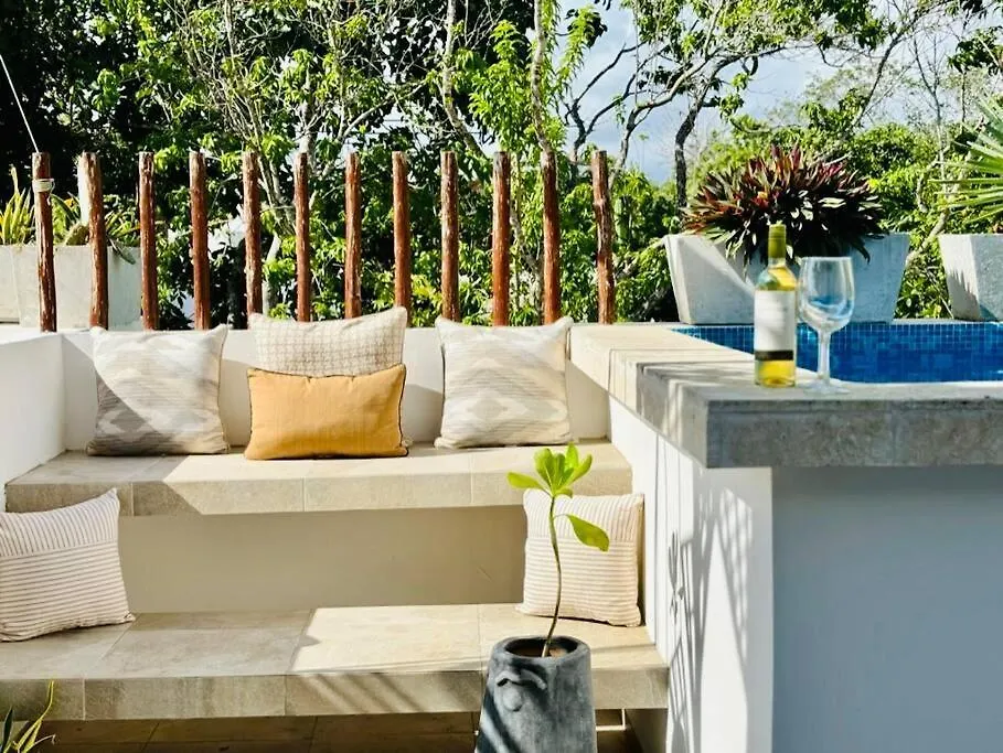 Private Rooftop Pool - Bike To Ruins Or Beach 图卢姆 0*,