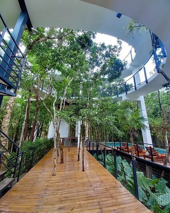 别墅 Private Rooftop Pool - Bike To Ruins Or Beach 图卢姆 墨西哥